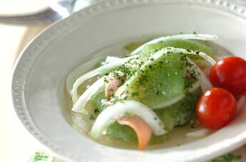 刺身コンニャクのマリネ