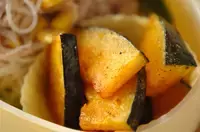 カボチャのカレーソテー