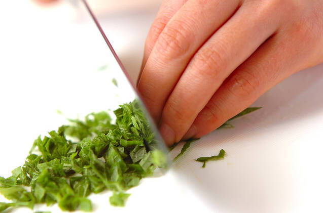 豆腐の梅ダレの作り方の手順3