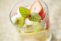 懐かしの味！もちもち白玉のフルーツポンチ