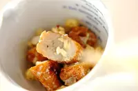 ゴボウ天のからしマヨ和え