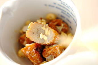 ゴボウ天のからしマヨ和え