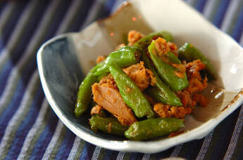 シシトウのゴマみそ炒め