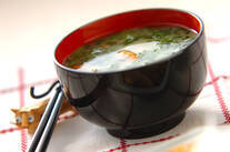 菊菜の白みそ汁