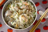 もっちり里芋とホタテ缶の炊き込みご飯の作り方の手順