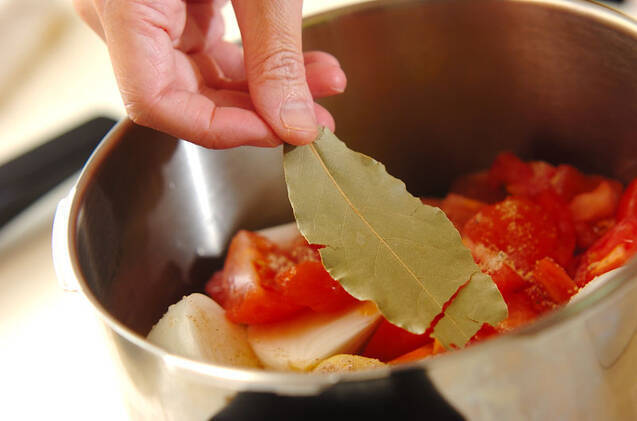 圧力鍋でヘルシーカレーの作り方の手順5