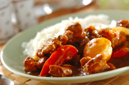 圧力鍋でヘルシーカレー