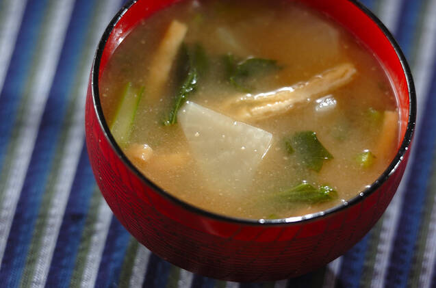 カブのみそ汁
