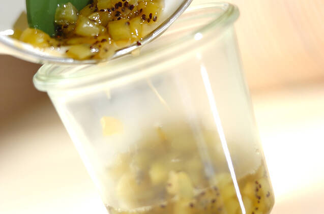 キウイのコンフィチュールの作り方の手順3