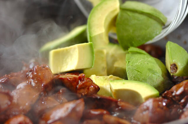 レバーの美肌炒めの作り方の手順3