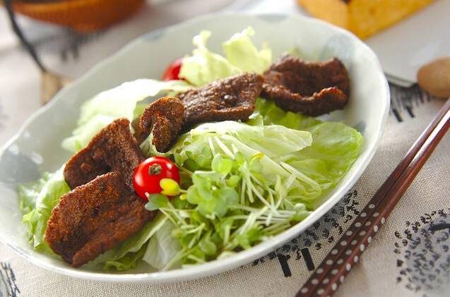 牛レバーのカレー風味揚げ