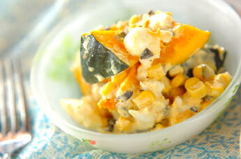 カボチャのタルタル和え