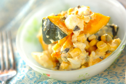 カボチャのタルタル和え