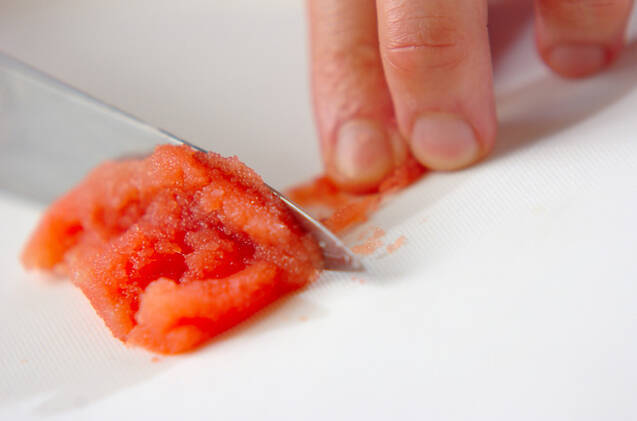 ジャガイモとタラコのサラダの作り方の手順1