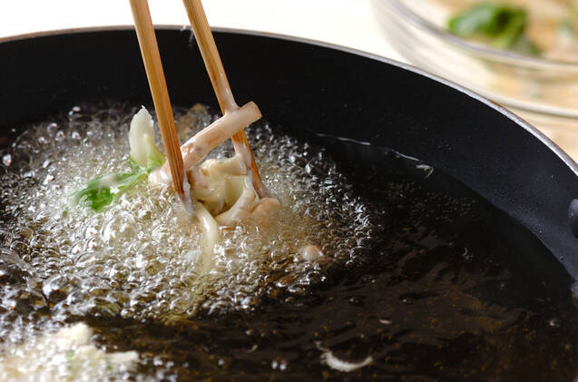 新ゴボウのかき揚げの作り方の手順9