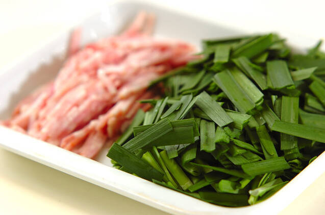 ニラサラダの作り方の手順1