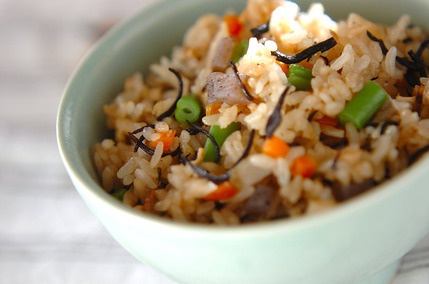 芽ヒジキの炊き込みご飯