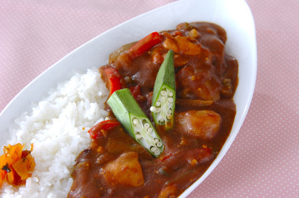 オクラカレー