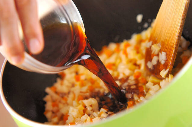 簡単人気のいなり寿司 具だくさんでお弁当にも by中島 和代さんの作り方の手順7