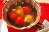 ウズラの卵とトマトのコンソメスープの作り方の手順