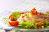 ホタテの梅カルパッチョ