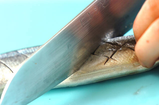 サンマの塩焼きの作り方の手順5