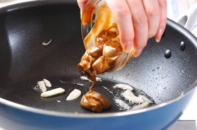 イカのワタ炒めの作り方の手順9