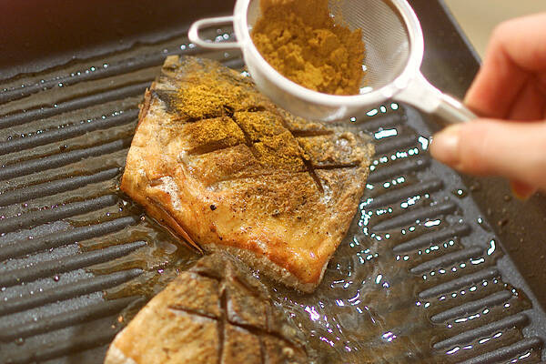 グリル野菜とオープンサンドの作り方の手順4