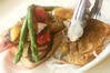 グリル野菜とオープンサンドの作り方の手順5
