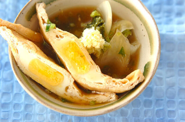 器に盛り付けられた白菜のうま煮あんかけ