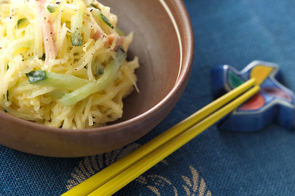 そうめん瓜のシャキシャキサラダ