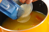 ヨーグルトのせオレンジゼリーの作り方1