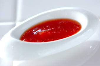 トマトのすりつぶし