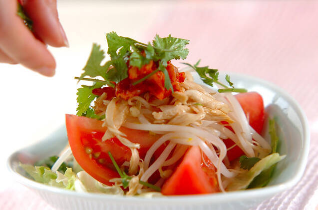 キムチのサラダの作り方の手順8