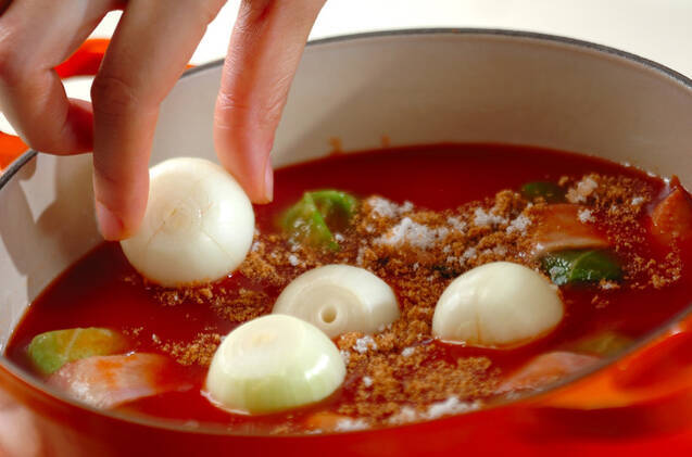 恋鍋(ロールキャベツ)の作り方の手順9