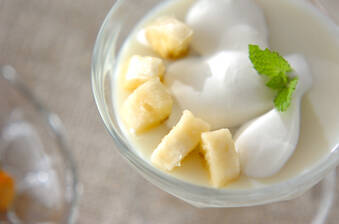 煎茶ミルクプリン