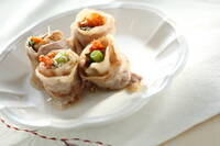 漬物の豚肉巻き