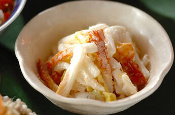 白菜のタラコマヨ和え