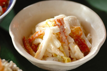 白菜のタラコマヨ和え