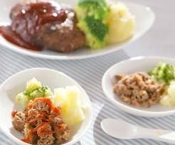 離乳食　ひとくちハンバーグ