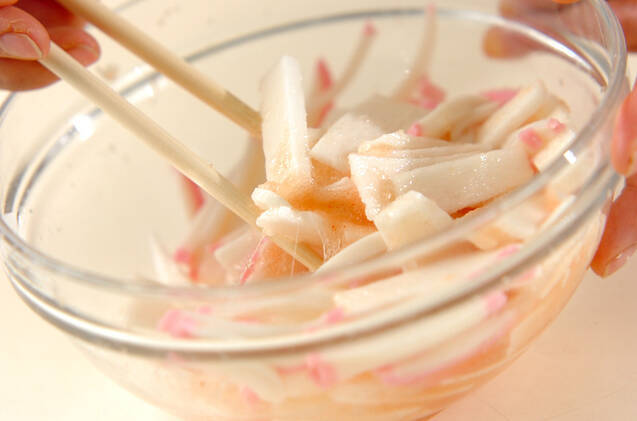 カマボコの明太和えの作り方の手順4