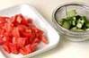 トマトのサラダの作り方の手順1