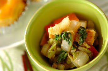 白菜のサッパリゴマ酢和え