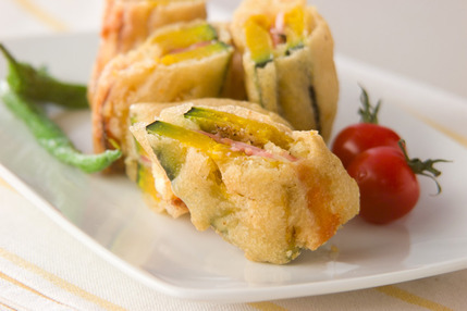 パンプキンはさみ揚げ