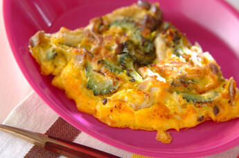 ゴーヤのオムレツ