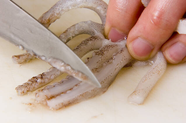 イカのエスニックサラダの作り方の手順1