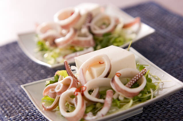 イカのエスニックサラダ