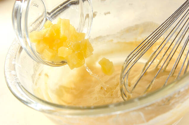 もっちり☆パインのパンケーキの作り方の手順3