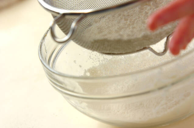 もっちり☆パインのパンケーキの作り方の手順1