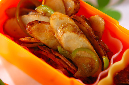 ゴボウの梅炒め